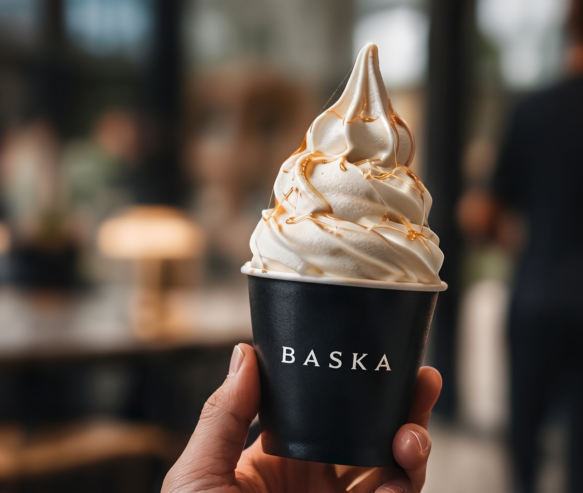 Signature soft-serve ice cream at BASKA